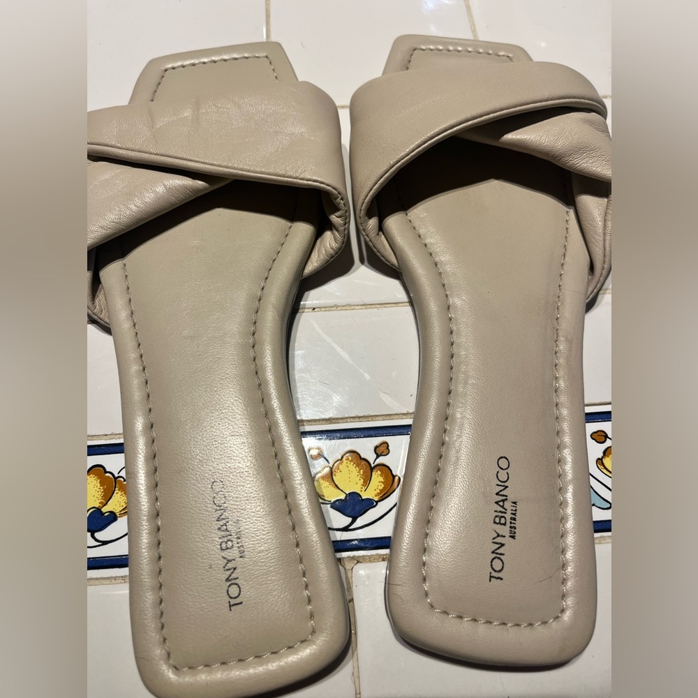 Tony Bianco Echo Sandals Vanilla Nappa